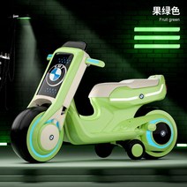 BMW 어린이 전동 전기 바이크 오토바이 세발자전거, [표준 구성] 12V7 배터리, 초록