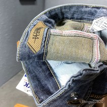 스트레치데님 2023년 트렌디한 일자 남성 슬림팬츠