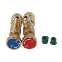 2pcs 안전 밸브 R410A R22 에어컨 퀵 커플러 커넥터 어댑터, 한개옵션0
