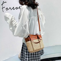 여름 라탄 숄더백 여성 외출 귀여운 가방 데이트룩