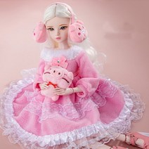 구체관절인형 23 수제 13 bjd 인형 풀 세트 대형 60cm 패션 핑크 소녀 공주 볼 관절 관절 장난감 인형 소녀 선물, 협력사, 미스 돼지