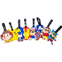 네임택 캐리어 책가방 캐릭터 네임태그