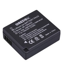 카메라 베터리 호환 1500mah dmw-b 10 dmw b 10 b 10e + 파나소닉 lumix gf5 gf6 gx7 lx100 gx80 gx85 용 usb 및 이중 배터리, 1x 배터리