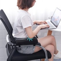 의자 팔걸이 쿠션 메모리폼 팔 베개 책상 팔꿈치 보호대 사무실 독서실 공부방, 팔쿠션-2개 세트