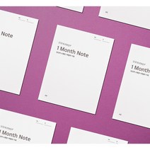 thinkstep 1 Month Note A5 싱크스텝 1개월 노트 A5(1개월분), 1개