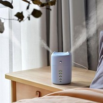 웰포트 가열식 자연기화식 제올라이트 가습제 천연 노필터 편백나무 가습기 양방향 에어워셔, 블루스카이