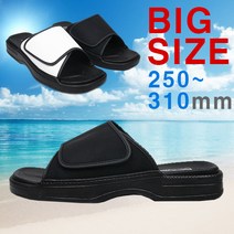 빅 원밴드 찍찍이 슬리퍼 250-310mm 남성 여름 빅사이즈 큰발 학생 직장인 실내화