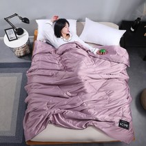 프리미엄모달호텔침구 이블 극세사이불 세사 패드 여르이불 럭셔리 에뮬레이션 실크 누비 이불 새틴 핑크 성인 어린이 봄 이불 부드러운 부드러운 시원한 담요 이불