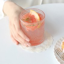 온더락잔 위스키잔 하이볼잔 크리스탈 언더락 글라스, 2개