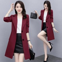 DFMEI 트렌치녀 하프코트 봄가을 오버코트