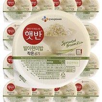 햇반 발아현미밥 작은공기 130g x 18개 즉석밥 간편식, 발아현미밥 작은공기 130g 18개