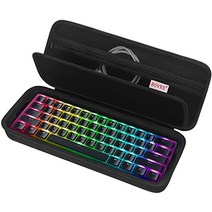 RK Royal KLUDGE RK61 / Razer Huntsman Mini/Corsair K70 PRO Mini/Keychron K7 60% 기계식 게임용 키보드 케이블용 메쉬, [01] 검은색