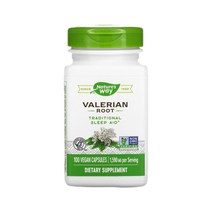 네이처스웨이 발레리안 루트 1590mg 식이섬유 비건 100정