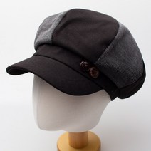 웨이투버튼 헌팅캡 팔각모 뉴스보이캡 바리스타 남성모자 가을 빵 겨울 캡모자 (3컬러)