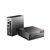 미니 PC AMD Ryzen 7 3750H 16GB DDR4 RAM + 512GB NVMe SSD 및 Windows11이 내장된 PC SkyBarium Mini PC는 WiFi, R7 3750H 16+512G