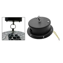 회전 미러 디스코 볼 모터 교수형 크리스마스 새해 장식을위한 dj 미러 반사 볼 조명, 1.5RPM 220V