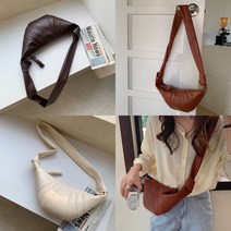 스티치 크로와상백 크로스백 바게트백 오피스 데일리 데이트