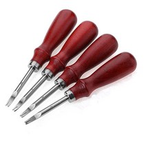 0.81.01.21.5mm 날카로운 가죽 에지 베벨러 가죽 공예 스카이빙 베벨링 나이프 절단 핸드 크래프트 도구 에지 커터, 1mm