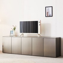 마켓비엔티 NK 메탈 높은 수납 거실장 2000 키큰 TV장 티비 다이 와이드, 상세페이지 참조