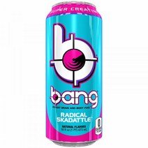 VPX 바이탈 제약 뱅 에너지 드링크와 코큐텐 & 크레아틴 Radical Skadattle 12 음료 16 Fl Oz . 각각