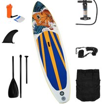 블루레이크 패들 보드 스탠딩 풍선 스탠드 업 서핑 초경량 핀 조정 가능한 요가, 10.310x80x15