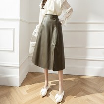 드라마 마녀의 게임 24회 28회 정혜수 김규선 롱 레더 스커트 스타일 치마 옷 패션