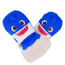 핑크퐁 아빠상어 큐티 벙어리 엄지 방한 스키 장갑