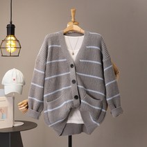 모노시크 셀레티 단가라 루즈핏 가디건_MNKS616