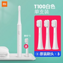 샤오미 T100 음파 전동 칫솔, 블루+맞춤형 브러쉬1