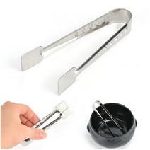 스텐 주방 써빙 사각 집게 소형 뷔페 샐러드바 업소용 가정용 셀프 반찬 과일 샐러드 야채 디저트 급식 배식 음식점 식당 호텔 조식 스테인레스 위생 튼튼한 스틸 핀셋 튀김 집개 음식