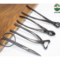 분재 뿌리 혹 가위 원예용 나무 가지치기 작은 소나무, 미디엄 4종 세트, 1개