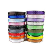 포장리본 공예 스티치리본 5mm 15mm 25mm 골직, 연분홍