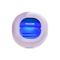 울트라웨이브 UVC LED 휴대용 무선 칫솔살균기 자외선 소독기 보관 칫솔 보관케이스 거치대 꽂이 걸이 TS-zero, 퍼플