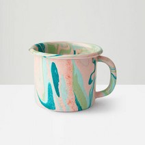 [BORNN] 본에나멜 뉴마블 라지 머그 300ml 블러쉬, 없음