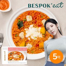 [비스포킷] 식단 도시락 닭가슴살 토마토곤약리조또 230g 5팩, 단품, 단품