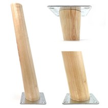아이베란다 피트콘 원목 가구 다리 테이블 리폼 다리부속 IV, 원목다리300mm+플레이트70mm
