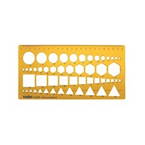 코링 템플릿 자 K-102F 종합정규/제도용품/제도용자