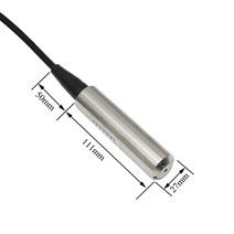 4-20mA 액체 레벨 센서 1m 영어 수심 송신기 24VDC 전원 공급 장치, 한개옵션1, 01 0-1m with 5m cable