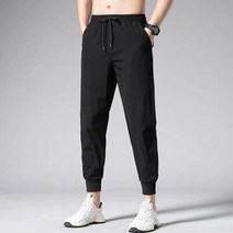 여름 차르르 조거팬츠 남성 쿨 밴딩바지 베이직 2컬러