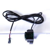 전동 킥보드 스쿠터 스로틀 bicicleta electrica 액세서리 전압 led 디스플레이 12v 24v 36v 48v 60v 72v 84v 전자 자전거 전원 잠금 v, 전압 표시