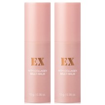 콜라겐 멀티밤 이엑스 2개 주름스틱 수분크림 링클밤, [AB1] 이엑스 멀티밤 2개