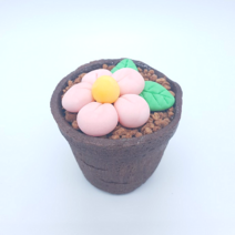 엘로코 봄꽃 슈가 화분케이크 만들기 1인 세트 (잼1개포함상품) 컵케이크, 1개, 봄꽃 슈가케이크 만들기 1인