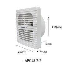 배기 환풍기 4/6/8 인치 전기 추출기 환기 팬 공기 송풍기 욕실 주방 창 벽 파이프 덕트 인라인, 02 6inch, 02 6inch