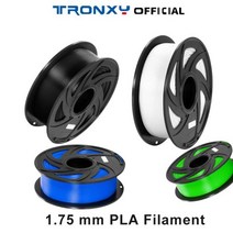 CRUX 1 X5SA FDM 3D 프린터 용 Tronxy PLA 필라멘트 1.75mm 1kg/롤 고무 소모품 소재 10 배 인성 빠른 인쇄, 08 1KG  PLA Pink