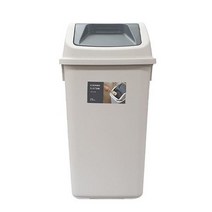 블루시스 25L 사각 비닐 국민 리필 휴지통 회색 걸이 스윙, 1개, 1개