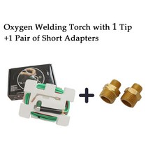 Welding Torch Jewelry Oxygen Kit Micro Mini Gas Small Gun Propane, 05 1 tip short adapters