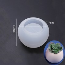 정원화분 콘크리트 심장 모양 실리콘 금형 DIY 수제 에폭시 보석 보관 트레이 석고 꽃 냄비 홈 장식, 22 S