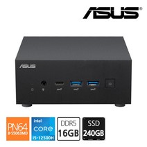 에이수스 ASUS 미니PC PN64-B-S5063MD 인텔 12세대 i5-12500H DDR5 RAM 16GB + SSD 240GB