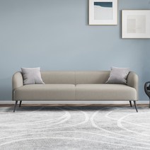 수입 고급 패브릭 가죽 소파 거실 방수 쇼파 3인용 4인용 펜션 원룸, 베이지-/ 테크니컬 천 + 80CM