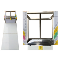 nicespo 좌전굴측정기 앉아윗몸앞으로굽히기 보드판 흰색, 1개